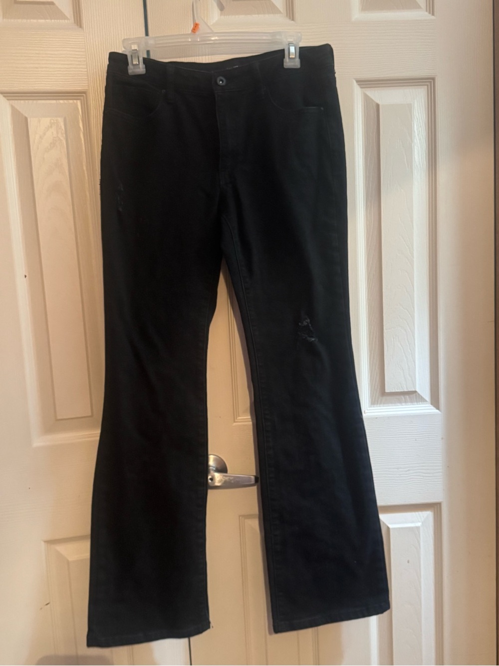 A2 By Aerosoles Black Flared Jeans